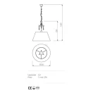 Incanti ICT P1 20 04 Costanza függeszték