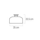 Klausen Unique 100014 Abel 35x22,5cm, 1xE27 mennyezeti lámpa