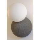 Klausen Unique 101006 String beton talpas, 12,2x19cm, 1xG9 fali lámpa