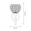 Klausen Unique 101008 Nest 19x30cm, 1xE14 fali lámpa