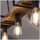 Klausen 103001 Hard 74x23x62cm, 3xE27 függesztett lámpa