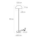 Klausen Unique 107013 Paddy 38x157cm, 1744lm, 3000K álló lámpa