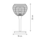 Klausen Unique 108036 Nest 16x32cm, 1xE14 asztali lámpa