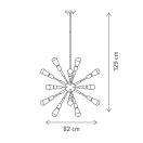 Klausen Unique 109001 Comet 82x129cm, 18xE27 függesztett lámpa