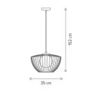 Klausen Unique 111026 Formal 35x152cm, 1xG9 függesztett lámpa