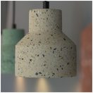 Klausen Unique 111036 Resin beton, 13x120cm, 1xE27 függesztett lámpa