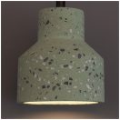 Klausen Unique 111037 Resin beton, 13x120cm, 1xE27 függesztett lámpa