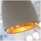 Klausen Unique 111041 Concrete beton, 15x148cm, 1xGU10 függesztett lámpa