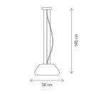 Klausen Unique 111097 Paddy 38x140cm, 2290lm, 3000K függesztett lámpa