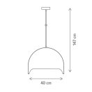 Klausen Unique 113006 Gravity 40x147cm, 3xE27 függesztett lámpa
