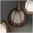 Klausen Unique 114002 Nest 90x130cm, 4xE14 függesztett lámpa