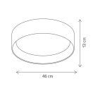 Klausen Unique 140014 Arena 46x13cm, 2000lm, 4000K mennyezeti lámpa