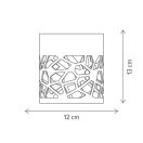 Klausen Unique 140018 Winterfell d12cm, 450lm, 3000K mennyezeti lámpa