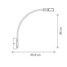 Klausen Unique 141005 Drifter 45x46cm, 546lm, 3000K fali lámpa