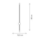 Klausen Unique 141018 Vizio 90x6cm, 1200lm, 4000K fali lámpa