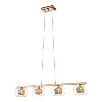   Klausen Unique 142015 Klass 98x139cm, 4xG9 függesztett lámpa