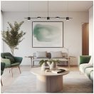 Klausen Unique 142019 Passage 120x120cm, 1800lm, 3000K függesztett lámpa