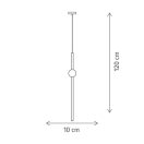 Klausen Unique 142020 Veros függőlegesen vagy vízszintesen szerelhető, 1355lm, 4000K függesztett lámpa