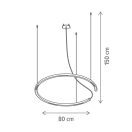 Klausen Unique 142065 Essential 80x150cm, dimm, 1900lm, 4000K függesztett lámpa