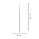 Klausen Unique 142070 Vizio 1,9x150cm, 1800lm, 4000K függesztett lámpa