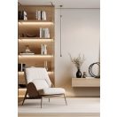 Klausen Unique 142071 Vizio 1,9x150cm, beépíthető mennyezetrózsás, 1800lm, 4000K függesztett lámpa