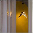 Klausen Unique 142073 Fluctus 7100lm, 3000/4500/6000K 46,5x150cm függesztett lámpa