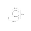 Klausen Unique 146012 Ruby 17,5x15cm, 1xG9 fali lámpa