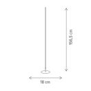 Klausen Unique 147006 Vizio 156,5x18c, 2550lm, 4000K álló lámpa