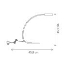 Klausen Unique 148004 Drifter 45x45cm, 546lm, 3000K asztali lámpa