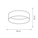 Klausen KL100004 Global 26x10cm, 1xE27 mennyezeti lámpa