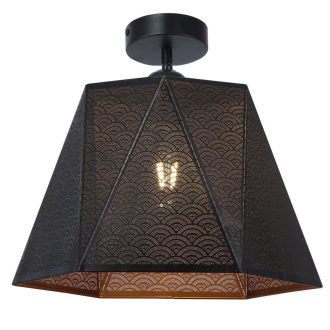 Klausen KL100047 Hexa 35x28cm, 1xE27 mennyezeti lámpa