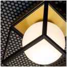 Klausen KL100054 Fence 25x25x28cm, 1xE27 mennyezeti lámpa