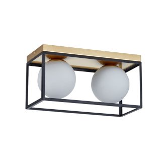 Klausen KL100055 Fence 40x21x18cm, 2xE27 mennyezeti lámpa