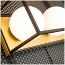 Klausen KL100055 Fence 40x21x18cm, 2xE27 mennyezeti lámpa