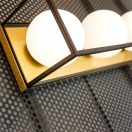 Klausen KL100056 Fence 60x21x18cm, 3xE27 mennyezeti lámpa