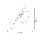 Klausen KL101053 Dreamy 25x23x15cm, 1xG9 fali lámpa