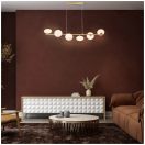 Klausen KL106012 Dreamy 115x22x120cm, 6xG9 függesztett lámpa