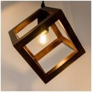 Klausen KL111126 Rhombus 22x22x120cm, 1xE27 függesztett lámpa