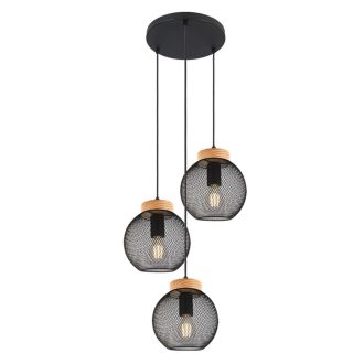   Klausen KL113013 Matroz 28x28x120cm, 3xE27 függesztett lámpa