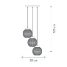 Klausen KL113013 Matroz 28x28x120cm, 3xE27 függesztett lámpa