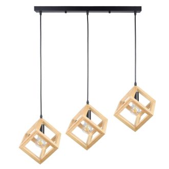   Klausen KL113014 Rhombus 70x22x120cm, 3xE27 függesztett lámpa