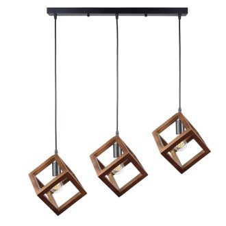   Klausen KL113015 Rhombus 70x22x120cm, 3xE27 függesztett lámpa