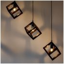 Klausen KL113015 Rhombus 70x22x120cm, 3xE27 függesztett lámpa