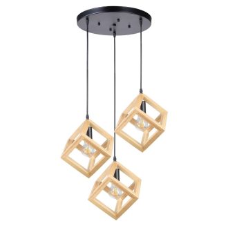 Klausen KL113016 Rhombus 50x120cm, 3xE27 függesztett lámpa