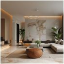 Klausen KL142084 Theia 80x120cm, 6500lm, 4000K függesztett lámpa