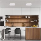 Klausen KL151011 Tetra 28x28cm, 1450lm, 3000/4000/5000K, IP54 mennyezeti lámpa