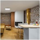 Klausen KL151011 Tetra 28x28cm, 1450lm, 3000/4000/5000K, IP54 mennyezeti lámpa