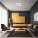 Klausen KL151028 Seam 35x35cm, 2955lm, 3000/4000/6000K, dimm, távirányítós mennyezeti lámpa