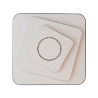   Klausen KL151031 Ridge 35x35cm, 3150lm, 3000/4000/6000K, dimm, távirányítós mennyezeti lámpa