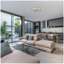 Klausen KL151031 Ridge 35x35cm, 3150lm, 3000/4000/6000K, dimm, távirányítós mennyezeti lámpa